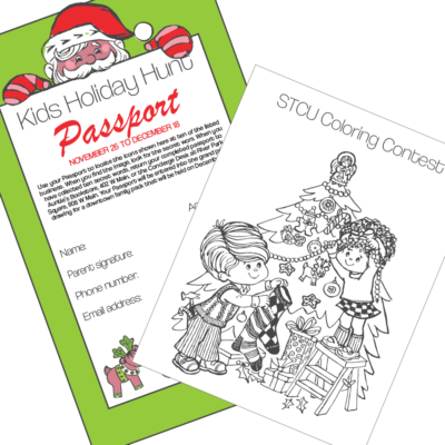 Kids Holiday Hunt and Coloring Contest
