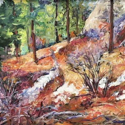 The Liberty Gallery features the Dishman Hills Paintings of NW Artist LR Montgomery in Dec!