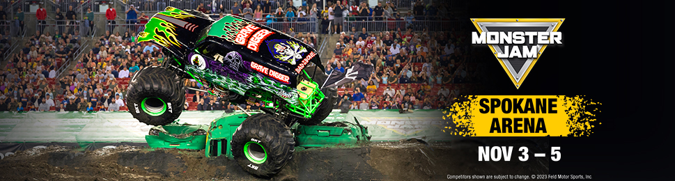 Big, fast and loud trucks return with Monster Jam at Spokane Arena