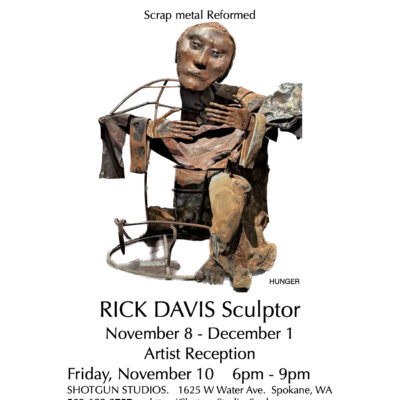 Rick Davis Sculpture. RECLAMATION. Scrap Metal Reformed