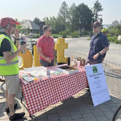 Bike Everywhere Month - Pancake Breakfast in Riverfront Park North Picnic Shelter