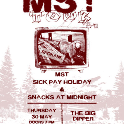 Concert at the Big Dipper: Snacks at Midnight, mst and Sick Pay Holiday
