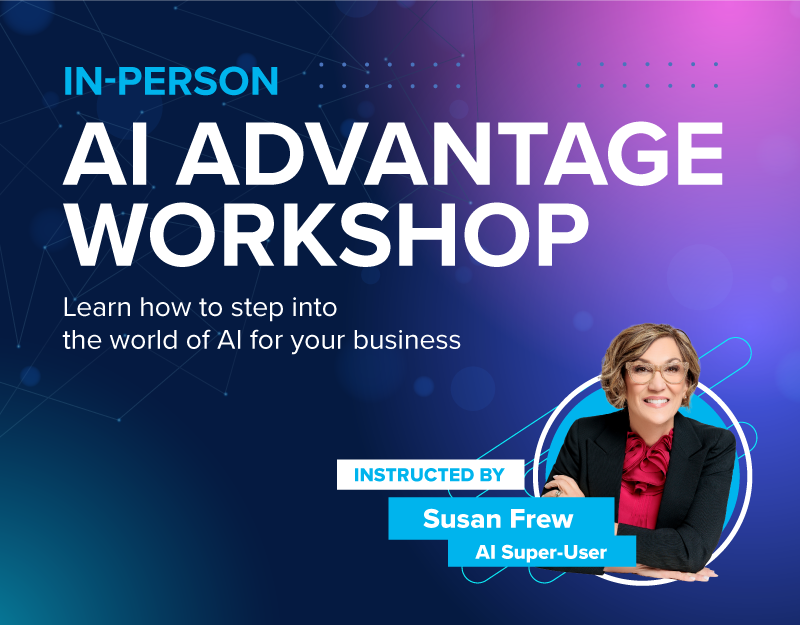 View event webpage AI Advantage Workshop: Learn ChatGPT-4 and More!