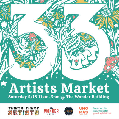 33 Artists Market at the Wonder Building