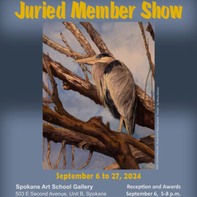 Spokane Watercolor Society September 2024 Member Show