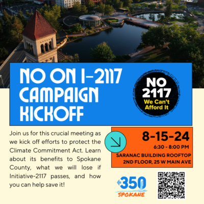 No On I-2117 Campaign Kickoff Event