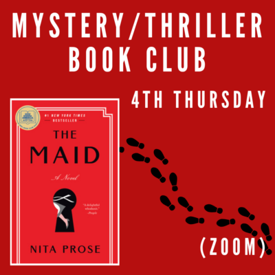 VIRTUAL: Mystery/Thriller Book Club