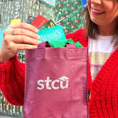 Small Business Saturday Swag Bag Giveaway Event sponsored by STCU