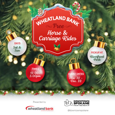 Wheatland Bank Free Horse and Carriage Rides