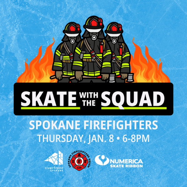 Skate with the Squad: Spokane Firefighters Skate Night