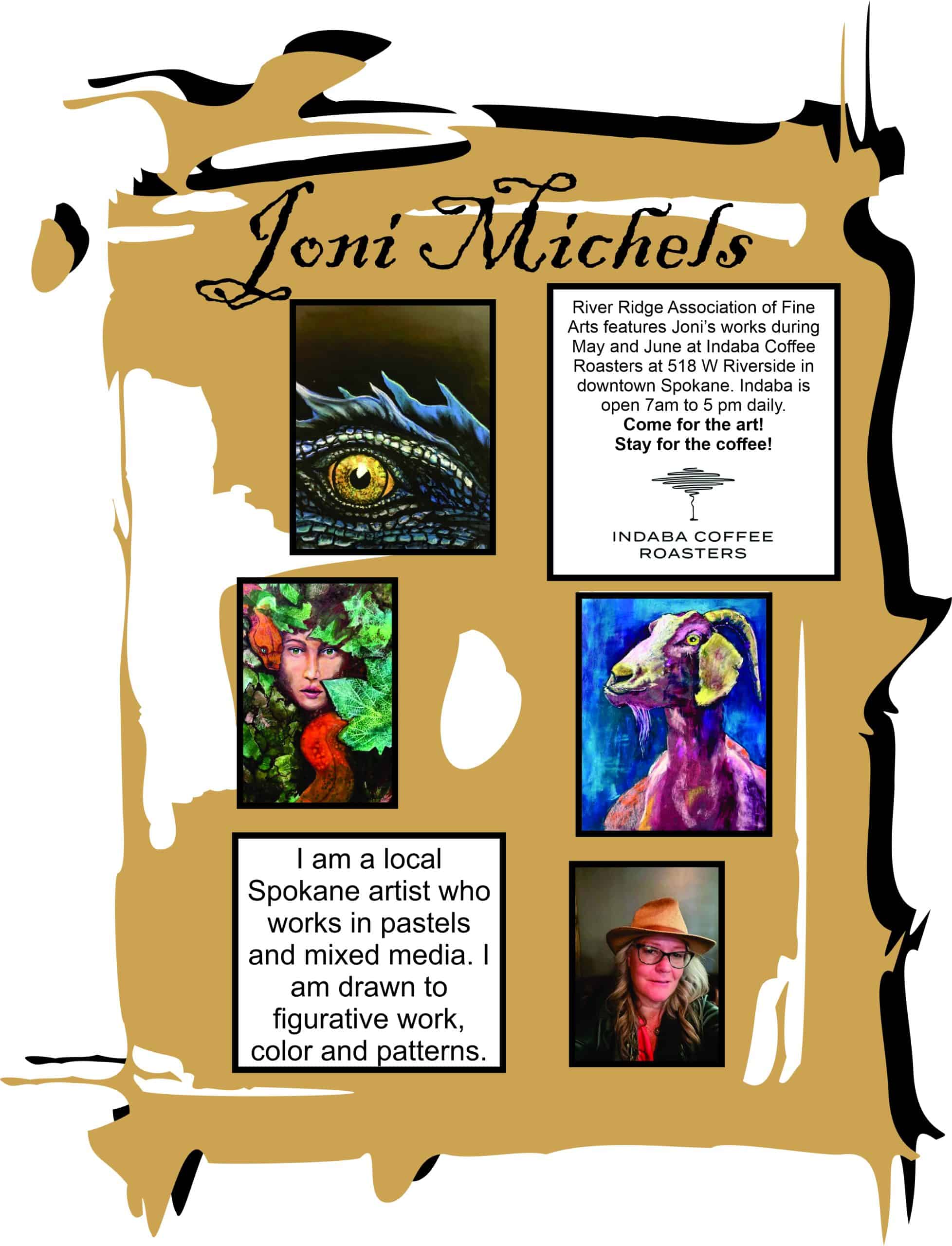 Joni Michels art poster May 2026 jpg